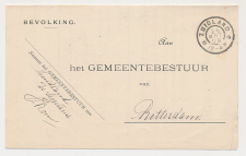 Grootrondstempel Zuidland 1909