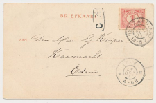 Grootrondstempel Het Zand (N.H.) - Edam 1903