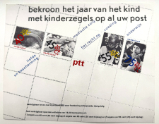 PTT Reklame-schildje Em. Kind 1979