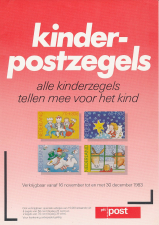 PTT Reklame-schildje Em. Kind 1983