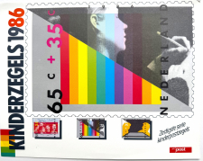 PTT Reklame-schildje Em. Kind 1986