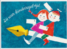 Brievenbus-Affiche - Periode Em. Kind 1972 - Klein formaat