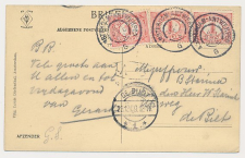 Grootrondstempel traject: Amsterdam - Antwerpen G 1909
