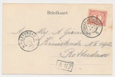 Grootrondstempel traject: Amsterdam - Antwerpen X 1903