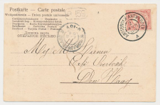 Grootrondstempel traject: Amsterdam - Antwerpen A 1904