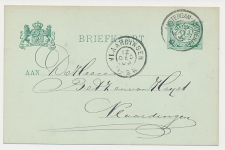 Grootrondstempel traject: Amsterdam - Antwerpen D 1903