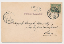 Grootrondstempel traject: Amsterdam - Emmerik VIII 1901
