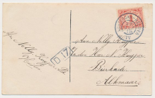 Grootrondstempel traject: Amsterdam - Helder IV 1915