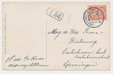 Grootrondstempel traject: Amsterdam - Helder B 1912
