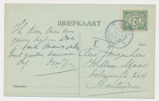 Grootrondstempel traject: Amsterdam - Helder D 1916