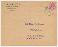 Grootrondstempel traject: Arnhem - Breda A 1912