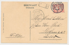 Grootrondstempel traject: Arnhem - Driebergen C 1910