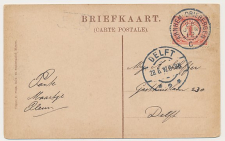 Grootrondstempel traject: Arnhem - Driebergen C 1912