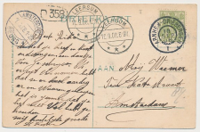 Grootrondstempel traject: Arnhem - Driebergen I 1908