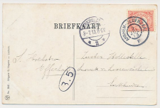 Grootrondstempel traject: Arnhem - Oldenzaal F 1913
