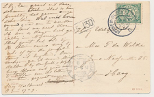 Grootrondstempel traject: Arnhem - Oldenzaal D 1909