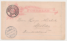 Grootrondstempel traject: Arnhem - Rotterdam IV 1904