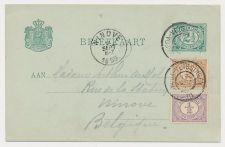 Grootrondstempel traject: Breda - Vlissingen III 1899