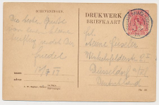 Grootrondstempel traject: s Gravenhage - Gouda IX 1913