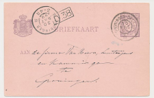 Grootrondstempel traject: Groningen - Delfzijl II 1899