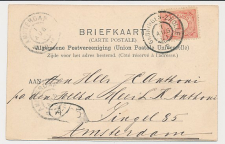 Grootrondstempel traject: Groningen - Zwolle F 1918