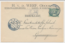 Grootrondstempel traject: Groningen - Zwolle V 1913