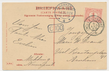 Grootrondstempel traject: Zwolle - Utrecht A 1909