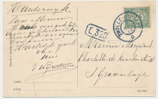 Grootrondstempel traject: Zwolle - Utrecht B 1914