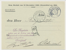 Grootrondstempel traject: Zwolle - Zutphen D 1911