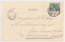 Grootrondstempel Sandpoort - Station 1902