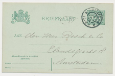Grootrondstempel Amsterdam 1906 - Nachtuurkarakters 12-2V