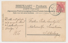 Grootrondstempel Amsterdam 1907 - Nachtuurkarakters 12-2V