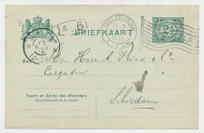 Grootrondstempel Schiedam 1906 - Nachtuurkarakters 12-2V