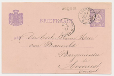 Naamstempel Acquoi - Leerdam - Dedemsvaart  - Avereest 1885