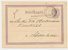 Naamstempel Alblasserdam - Schoonhoven 1875