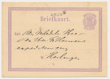 Naamstempel Arum - Harlingen 1877