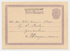 Naamstempel Barendrecht - Heerjansdam 1878