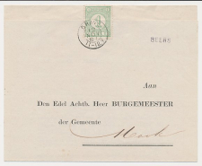 Naamstempel Beers - Grave - Nijmegen - Mook 1881