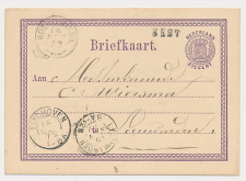 Naamstempel Best - Leeuwarden 1872 - Trein takjestempel Moerd-Eindh.