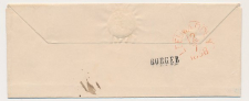 Naamstempel Borger - Assen - Leeuwarden 1858