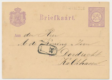 Naamstempel Bruinisse - Dordrecht 1878