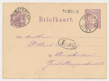 Naamstempel Bussum - Amsterdam 1880
