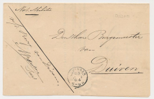 Naamstempel Didam - Zevenaar - Duiven 1884