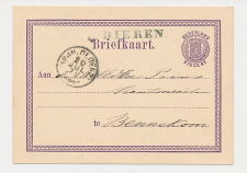 Naamstempel Dieren - Bennekom 1872 - Trein takjestempel