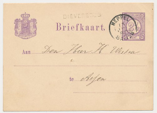 Naamstempel Dieverbrug - Meppel - Assen 1880