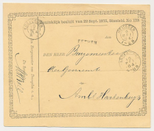 Drongelen - Naamstempel Eethen - Heusden - Hardenberg 1884
