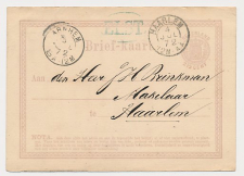 Naamstempel Elst - Arnhem - Haarlem 1872
