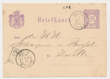 Naamstempel Epe - Wijhe - Zwolle 1880