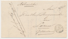 Naamstempel Gorssel - Laren 1871 - Trein takjestempel 
