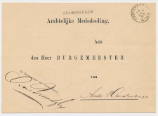 Naamstempel Gramsbergen - Hardenberg 1886